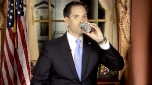 Rubio hitting the bottle 