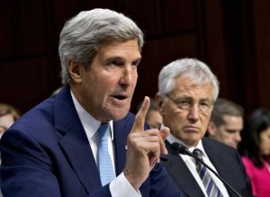 John Kerry and Chuck Hagel