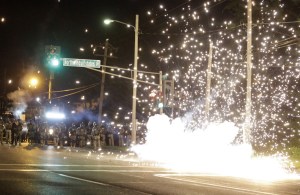 Stun Grenade in Ferguson